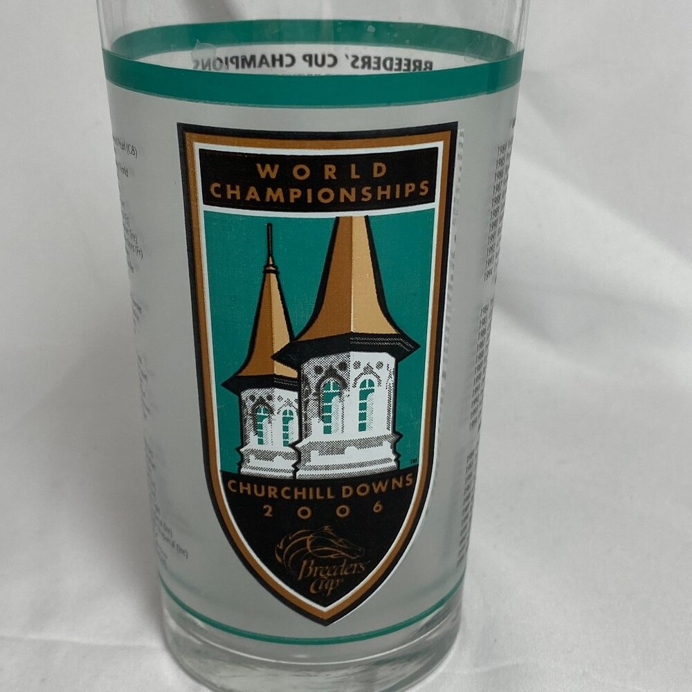 Breeders Cup Churchill Downs Horse Race 2006 Official Commem Mint Julep Glass